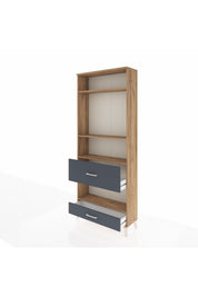 Arges Dolap 4 Raflı 2 Çekmeceli 88x30x221 - S30M111V8A