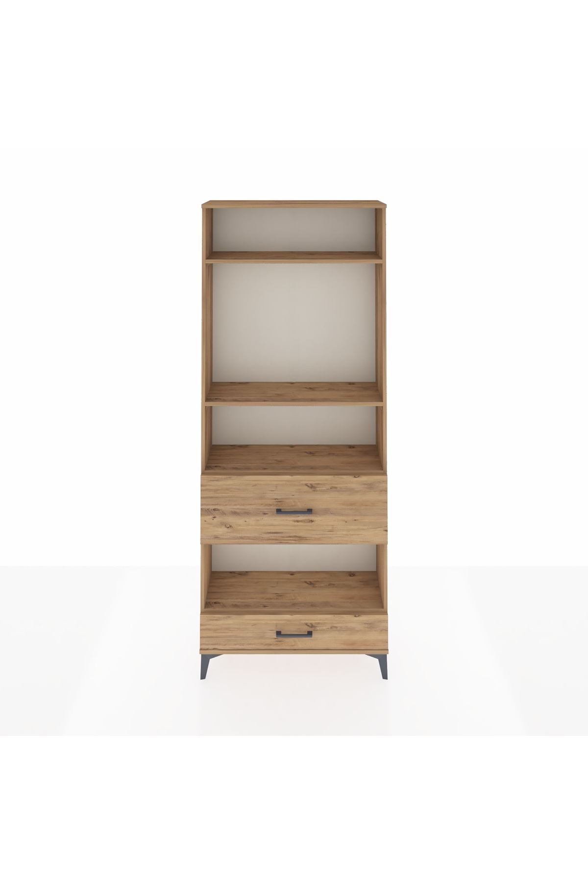 Arges Dolap 4 Raflı 2 Çekmeceli 88x30x221 - S30M111V9A