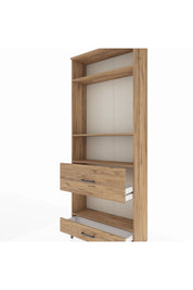 Arges Dolap 4 Raflı 2 Çekmeceli 88x30x221 - S30M111V9A
