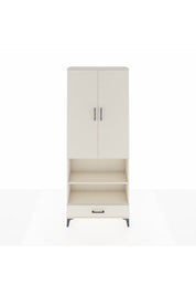 Arges Dolap 4 Raflı Tek Çekmeceli Tek Askılı 88x30x221 - S30M112V1A