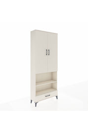 Arges Dolap 4 Raflı Tek Çekmeceli Tek Askılı 88x30x221 - S30M112V1A