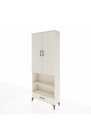 Arges Dolap 5 Raflı Tek Çekmeceli 2 Kapaklı 88x30x221 - S30M113V1A