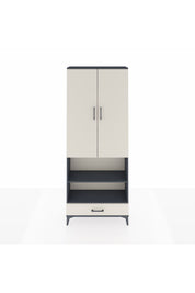 Arges Dolap 5 Raflı Tek Çekmeceli 2 Kapaklı 88x30x221 - S30M113V4A