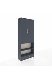 Arges Dolap 5 Raflı Tek Çekmeceli 2 Kapaklı 88x30x221 - S30M113V5A