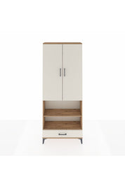 Arges Dolap 5 Raflı Tek Çekmeceli 2 Kapaklı 88x30x221 - S30M113V7A