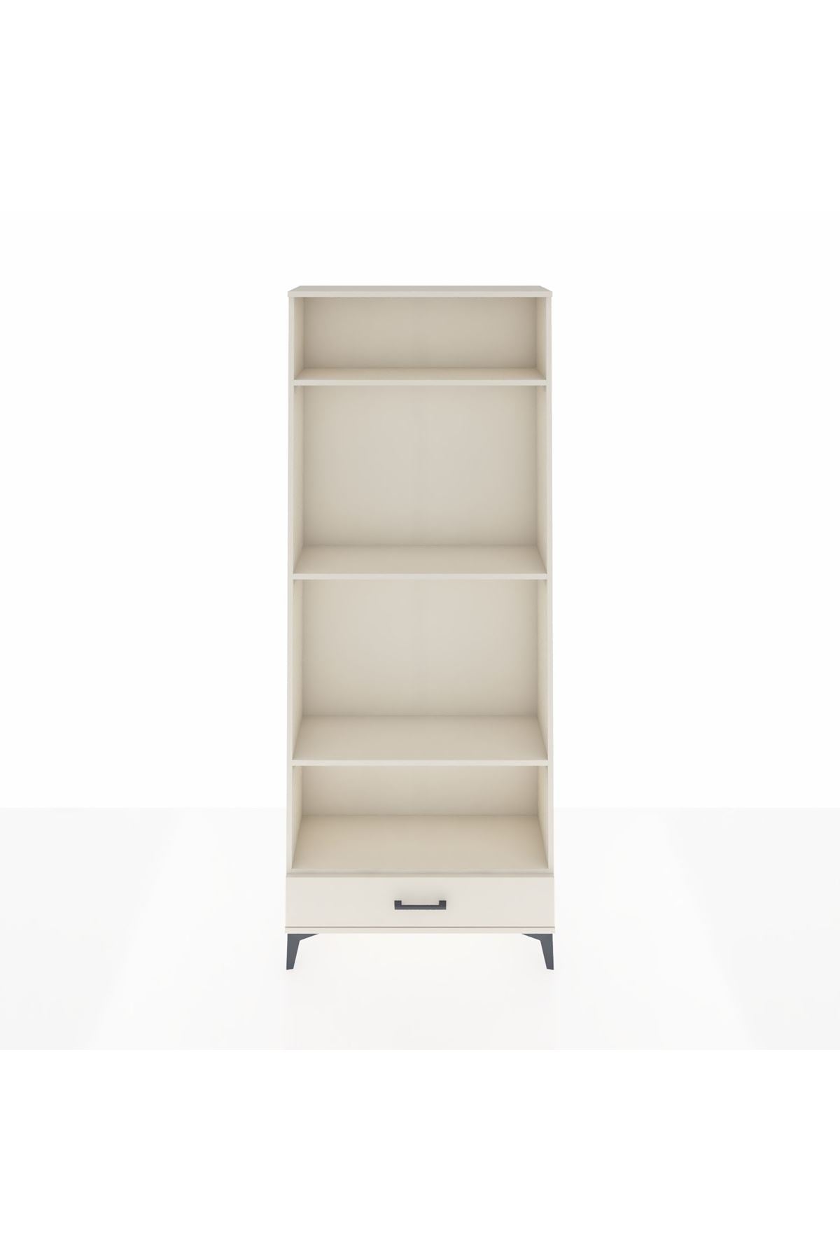 Arges Dolap 4 Raflı Tek Çekmeceli 88x30x221 - S30M114V1A