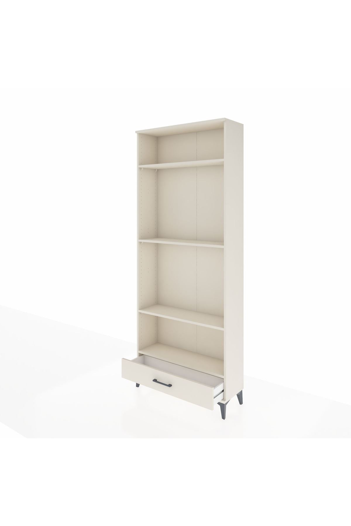 Arges Dolap 4 Raflı Tek Çekmeceli 88x30x221 - S30M114V1A
