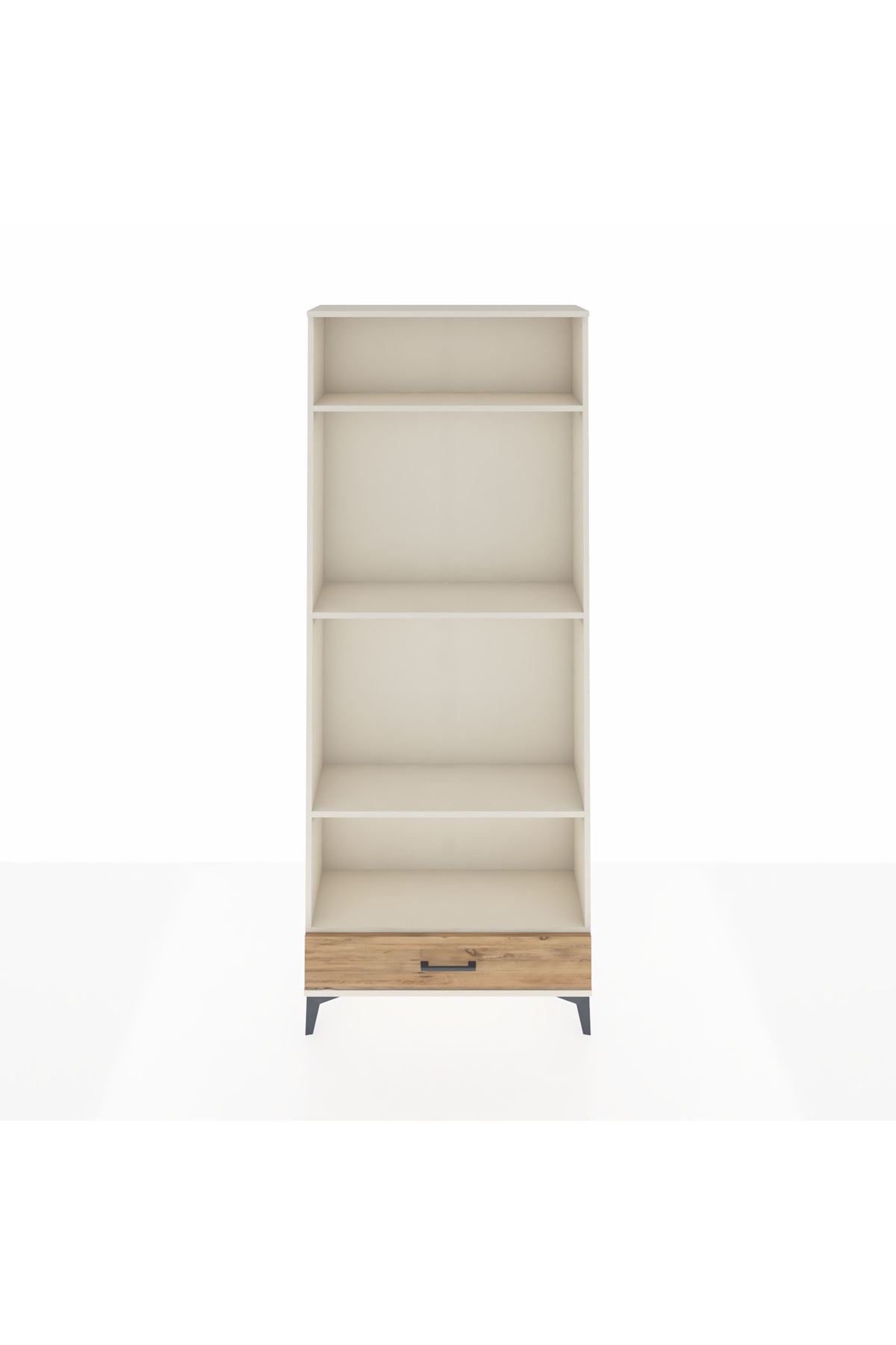 Arges Dolap 4 Raflı Tek Çekmeceli 88x30x221 - S30M114V3A