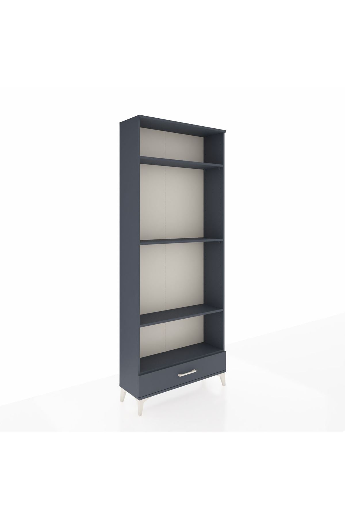 Arges Dolap 4 Raflı Tek Çekmeceli 88x30x221 - S30M114V5A