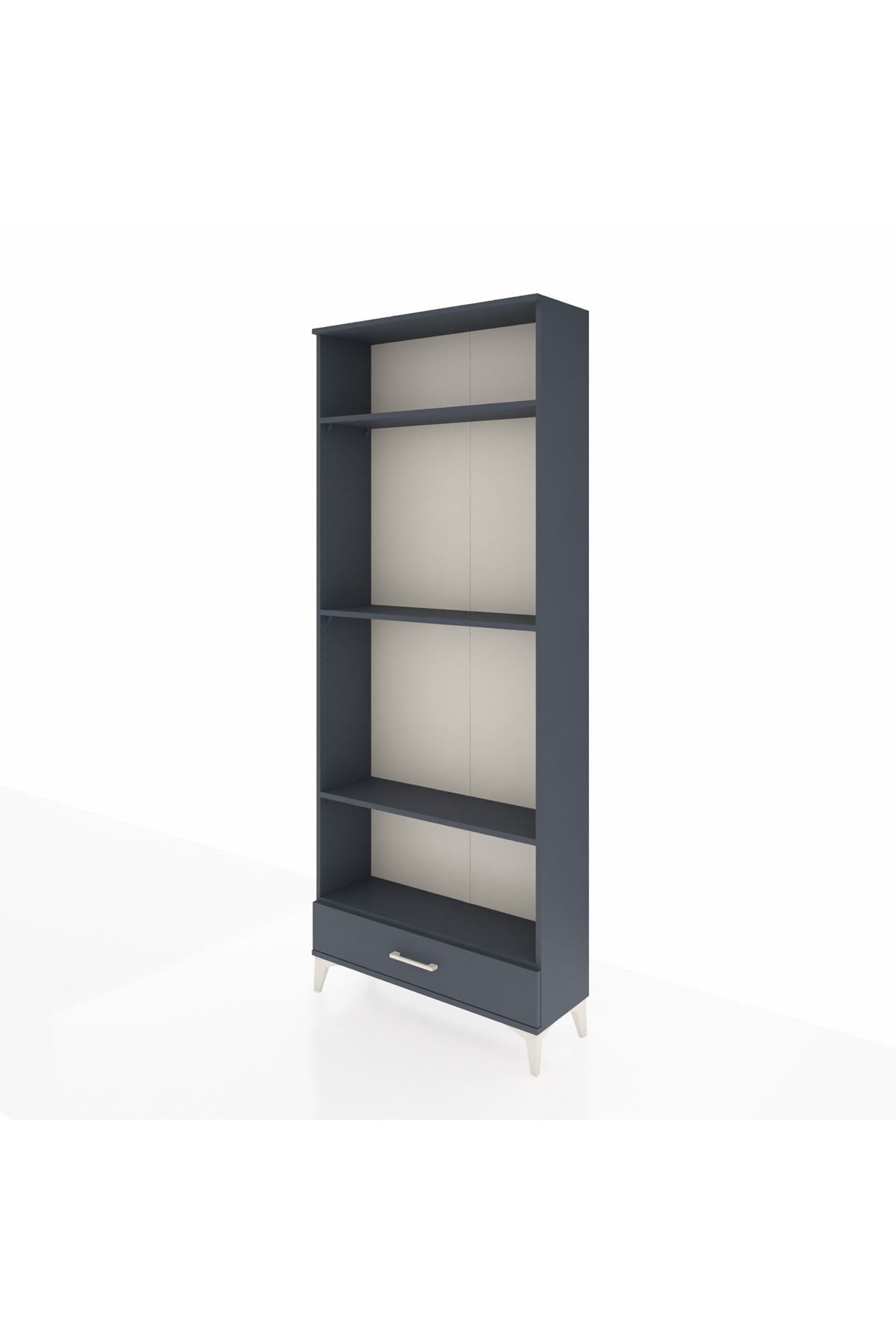 Arges Dolap 4 Raflı Tek Çekmeceli 88x30x221 - S30M114V5A