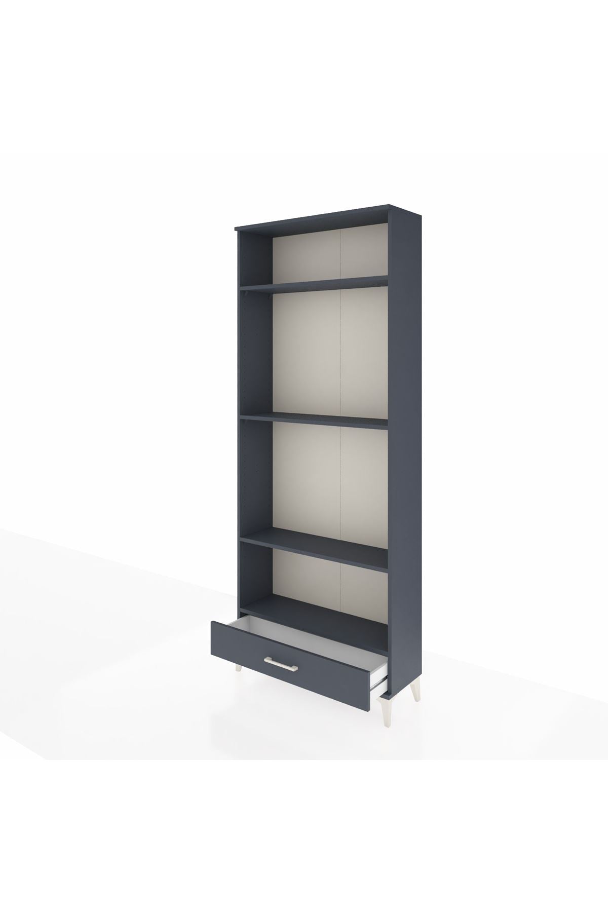 Arges Dolap 4 Raflı Tek Çekmeceli 88x30x221 - S30M114V5A