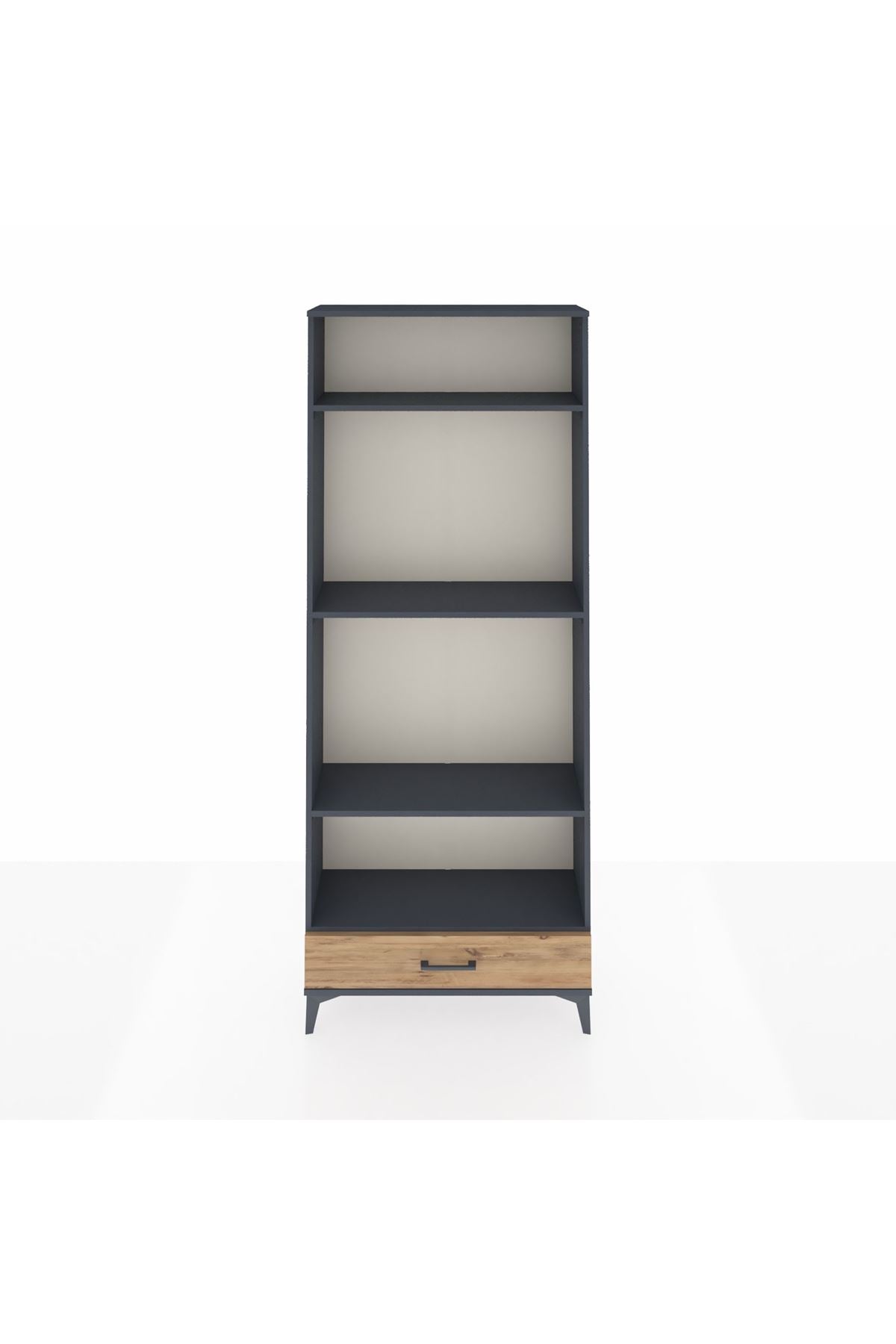 Arges Dolap 4 Raflı Tek Çekmeceli 88x30x221 - S30M114V6A