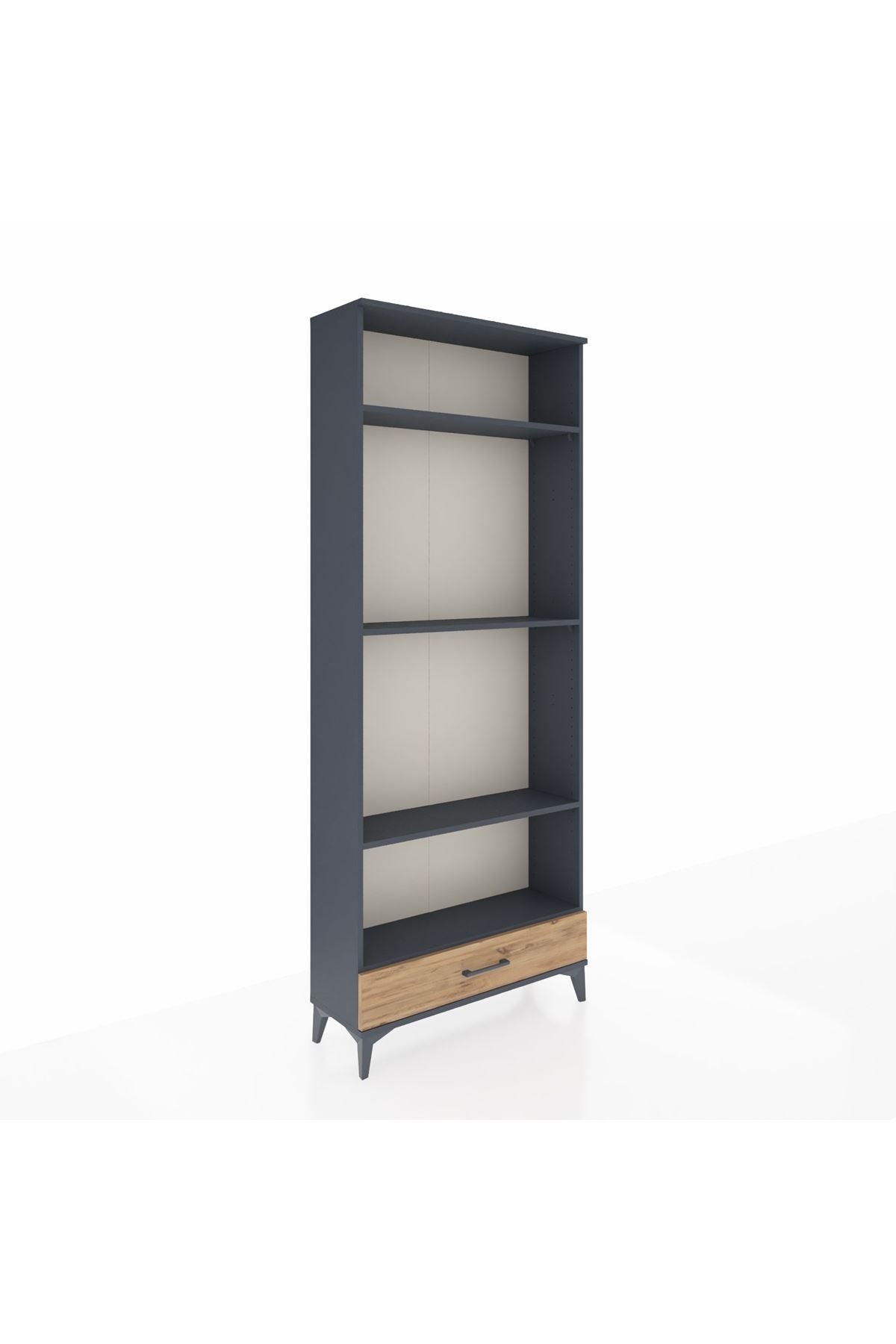 Arges Dolap 4 Raflı Tek Çekmeceli 88x30x221 - S30M114V6A