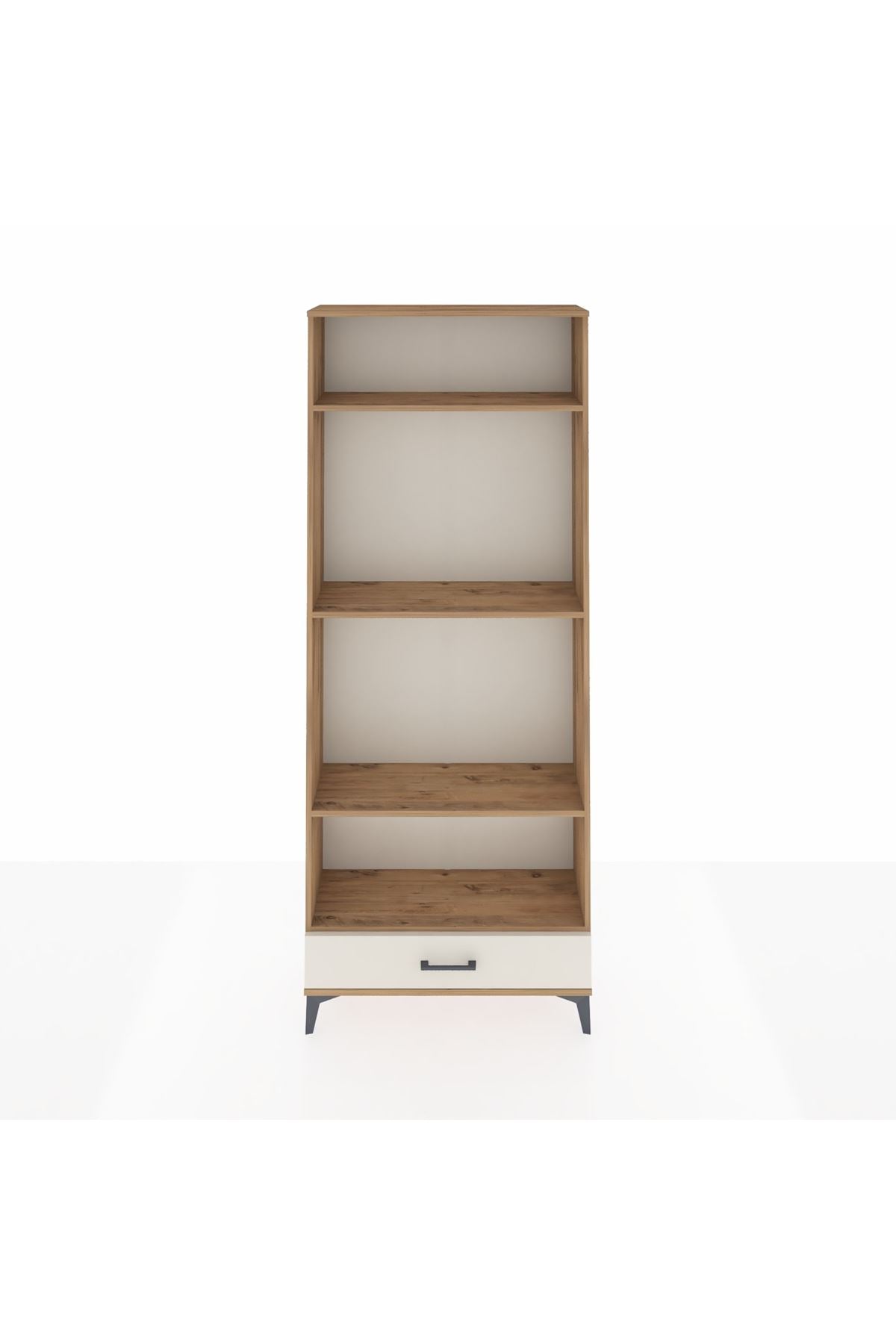 Arges Dolap 4 Raflı Tek Çekmeceli 88x30x221 - S30M114V7A