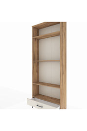 Arges Dolap 4 Raflı Tek Çekmeceli 88x30x221 - S30M114V7A