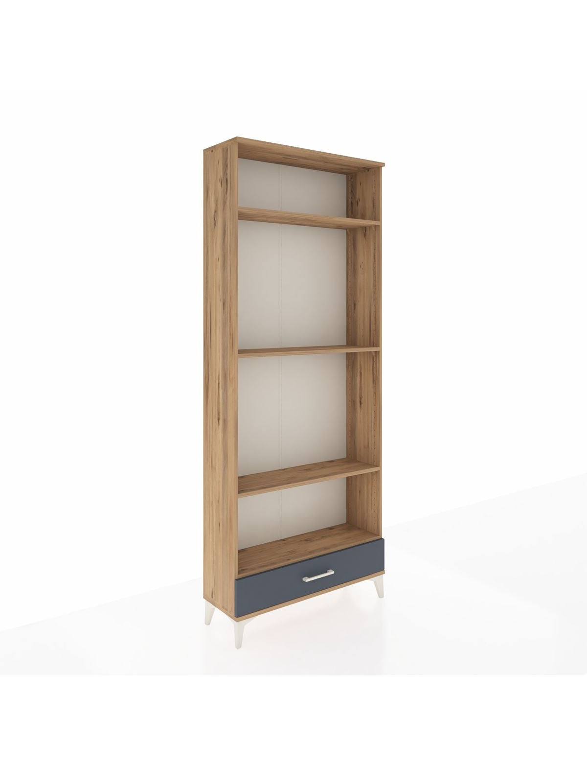 Arges Dolap 4 Raflı Tek Çekmeceli 88x30x221 - S30M114V8A