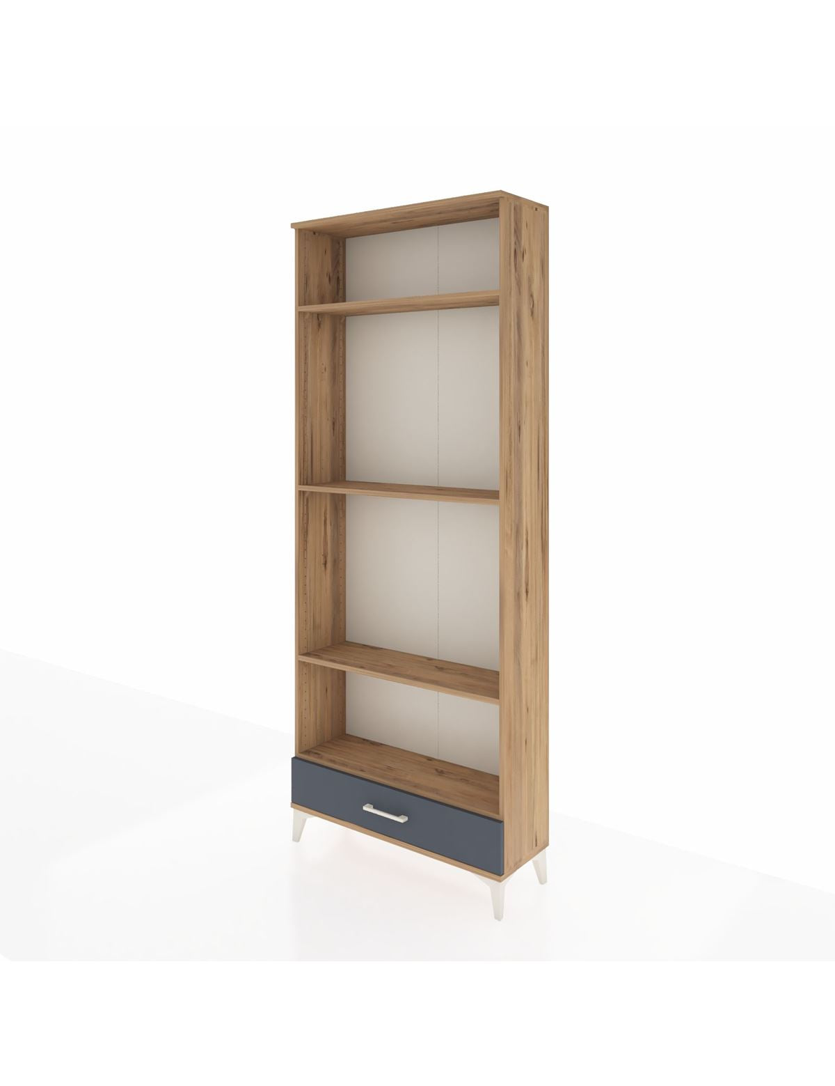 Arges Dolap 4 Raflı Tek Çekmeceli 88x30x221 - S30M114V8A