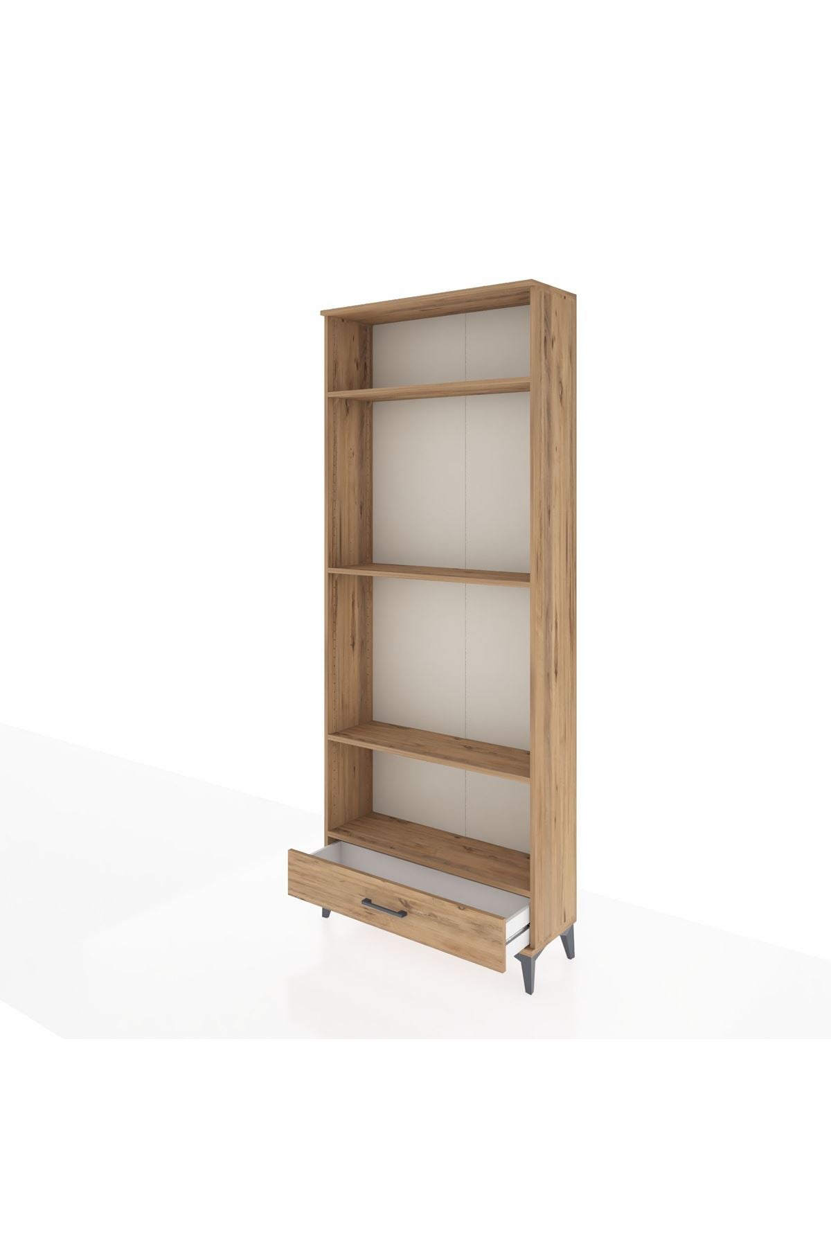 Arges Dolap 4 Raflı Tek Çekmeceli 88x30x221 - S30M114V9A