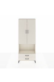 Arges Dolap 3 Raflı 2 Çekmeceli Tek Askılı 88x30x221 - S30M115V1A