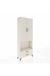 Arges Dolap 3 Raflı 2 Çekmeceli Tek Askılı 88x30x221 - S30M115V1A