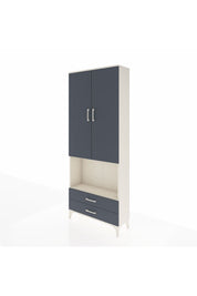 Arges Dolap 3 Raflı 2 Çekmeceli Tek Askılı 88x30x221 - S30M115V2A