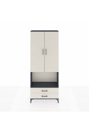 Arges Dolap 3 Raflı 2 Çekmeceli Tek Askılı 88x30x221 - S30M115V4A