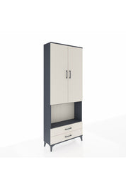 Arges Dolap 3 Raflı 2 Çekmeceli Tek Askılı 88x30x221 - S30M115V4A