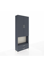 Arges Dolap 3 Raflı 2 Çekmeceli Tek Askılı 88x30x221 - S30M115V5A