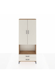 Arges Dolap 3 Raflı 2 Çekmeceli Tek Askılı 88x30x221 - S30M115V7A