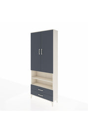 Arges Dolap 5 Raflı 2 Çekmeceli 2 Kapaklı 88x30x221 - S30M116V2A