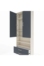 Arges Dolap 5 Raflı 2 Çekmeceli 2 Kapaklı 88x30x221 - S30M116V2A