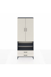 Arges Dolap 5 Raflı 2 Çekmeceli 2 Kapaklı 88x30x221 - S30M116V4A