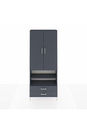 Arges Dolap 5 Raflı 2 Çekmeceli 2 Kapaklı 88x30x221 - S30M116V5A
