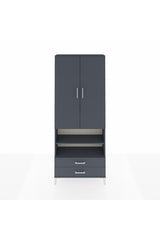 Arges Dolap 5 Raflı 2 Çekmeceli 2 Kapaklı 88x30x221