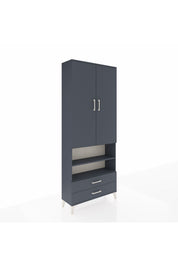 Arges Dolap 5 Raflı 2 Çekmeceli 2 Kapaklı 88x30x221 - S30M116V5A