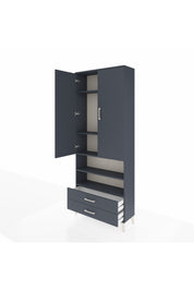Arges Dolap 5 Raflı 2 Çekmeceli 2 Kapaklı 88x30x221 - S30M116V5A