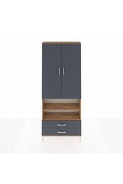 Arges Dolap 5 Raflı 2 Çekmeceli 2 Kapaklı 88x30x221 - S30M116V8A