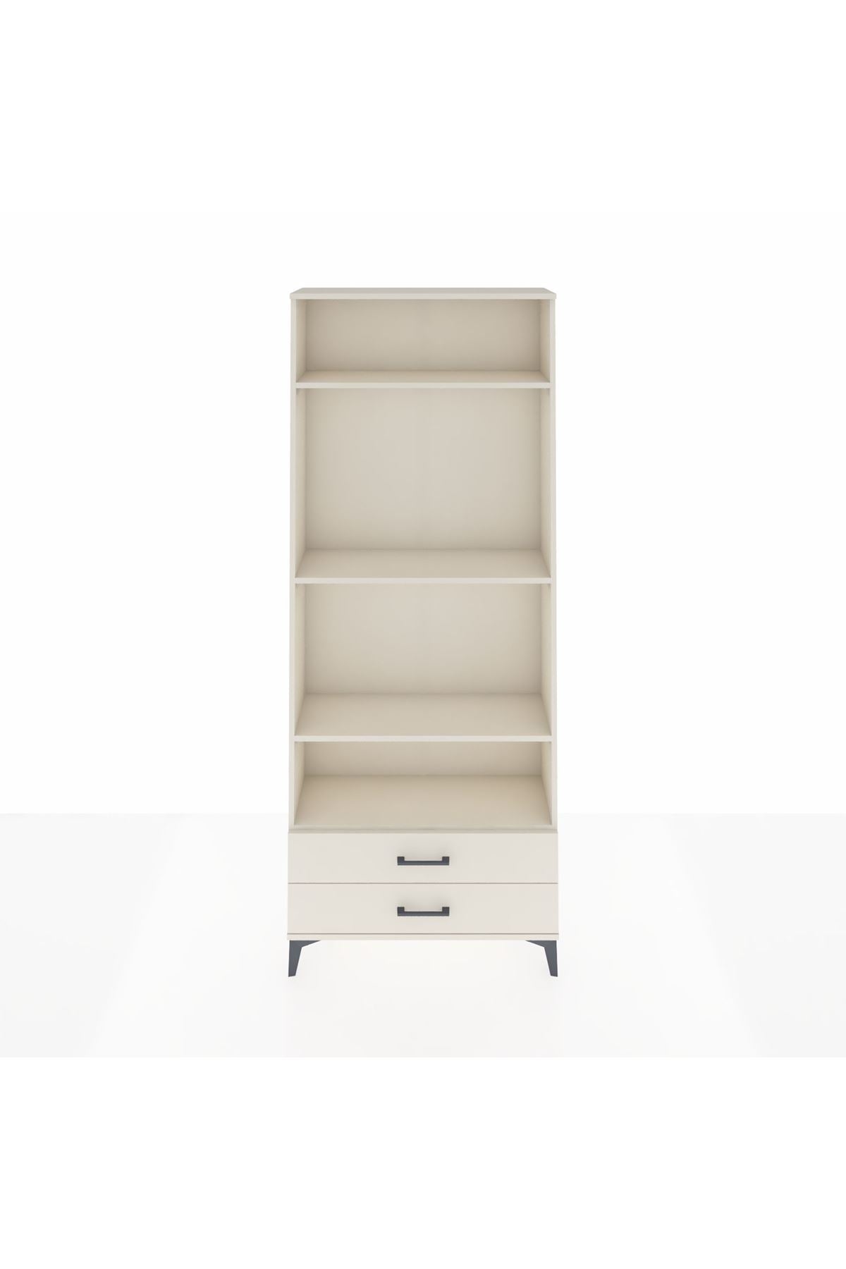 Arges Dolap 4 Raflı 2 Çekmeceli 88x30x221 - S30M117V1A