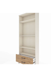 Arges Dolap 4 Raflı 2 Çekmeceli 88x30x221 - S30M117V3A