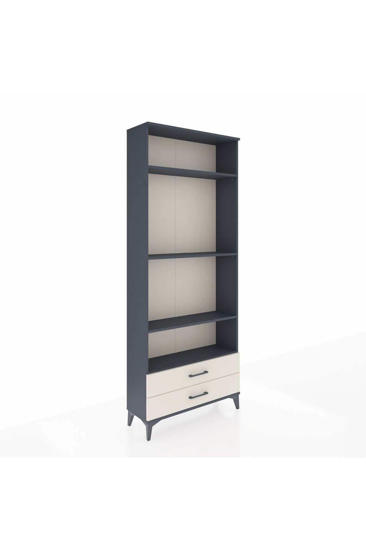 Arges Dolap 4 Raflı 2 Çekmeceli 88x30x221 - S30M117V4A