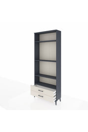 Arges Dolap 4 Raflı 2 Çekmeceli 88x30x221 - S30M117V4A