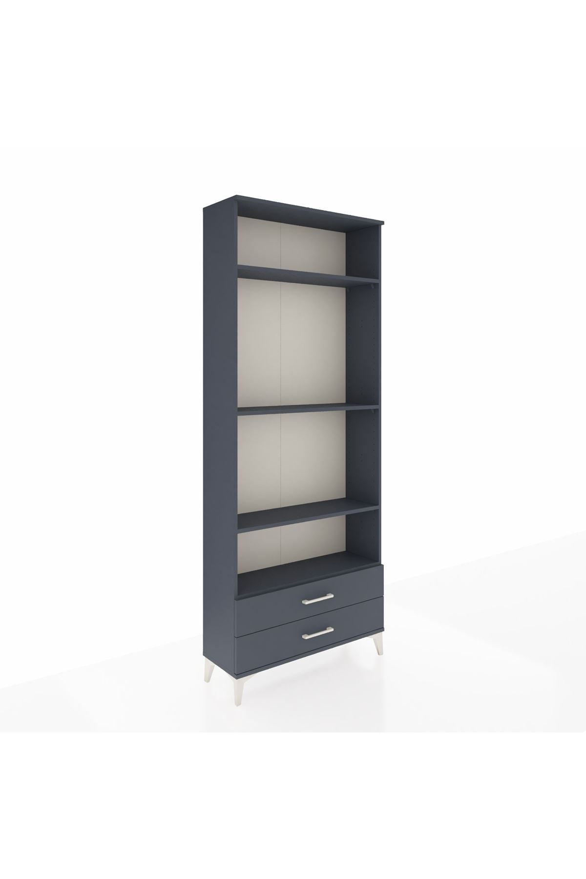 Arges Dolap 4 Raflı 2 Çekmeceli 88x30x221 - S30M117V5A
