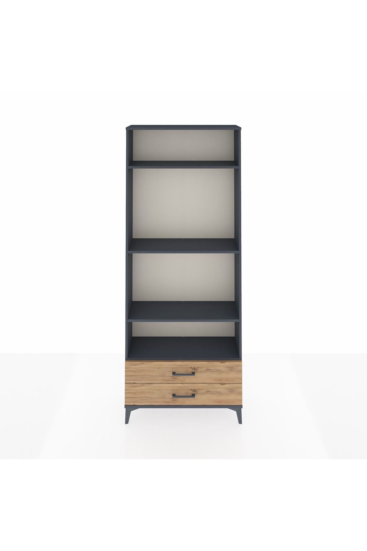Arges Dolap 4 Raflı 2 Çekmeceli 88x30x221 - S30M117V6A