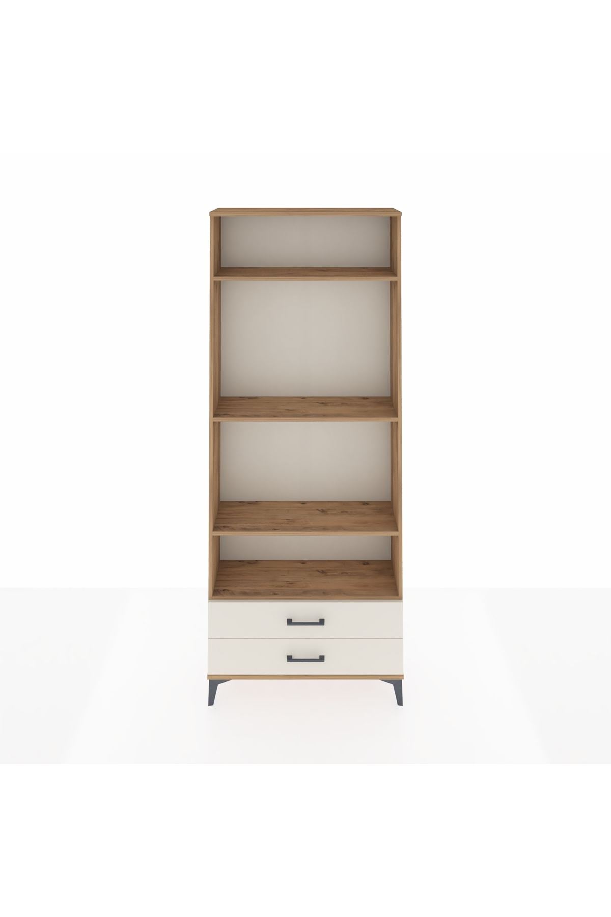 Arges Dolap 4 Raflı 2 Çekmeceli 88x30x221 - S30M117V7A