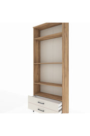 Arges Dolap 4 Raflı 2 Çekmeceli 88x30x221 - S30M117V7A