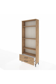 Arges Dolap 4 Raflı 2 Çekmeceli 88x30x221 - S30M117V9A
