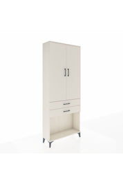 Arges Dolap 2 Raflı 2 Çekmeceli Tek Askılı 88x30x221 - S30M118V1A