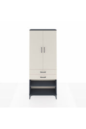 Arges Dolap 4 Raflı 2 Çekmeceli 2 Kapaklı 88x30x221 - S30M119V4A