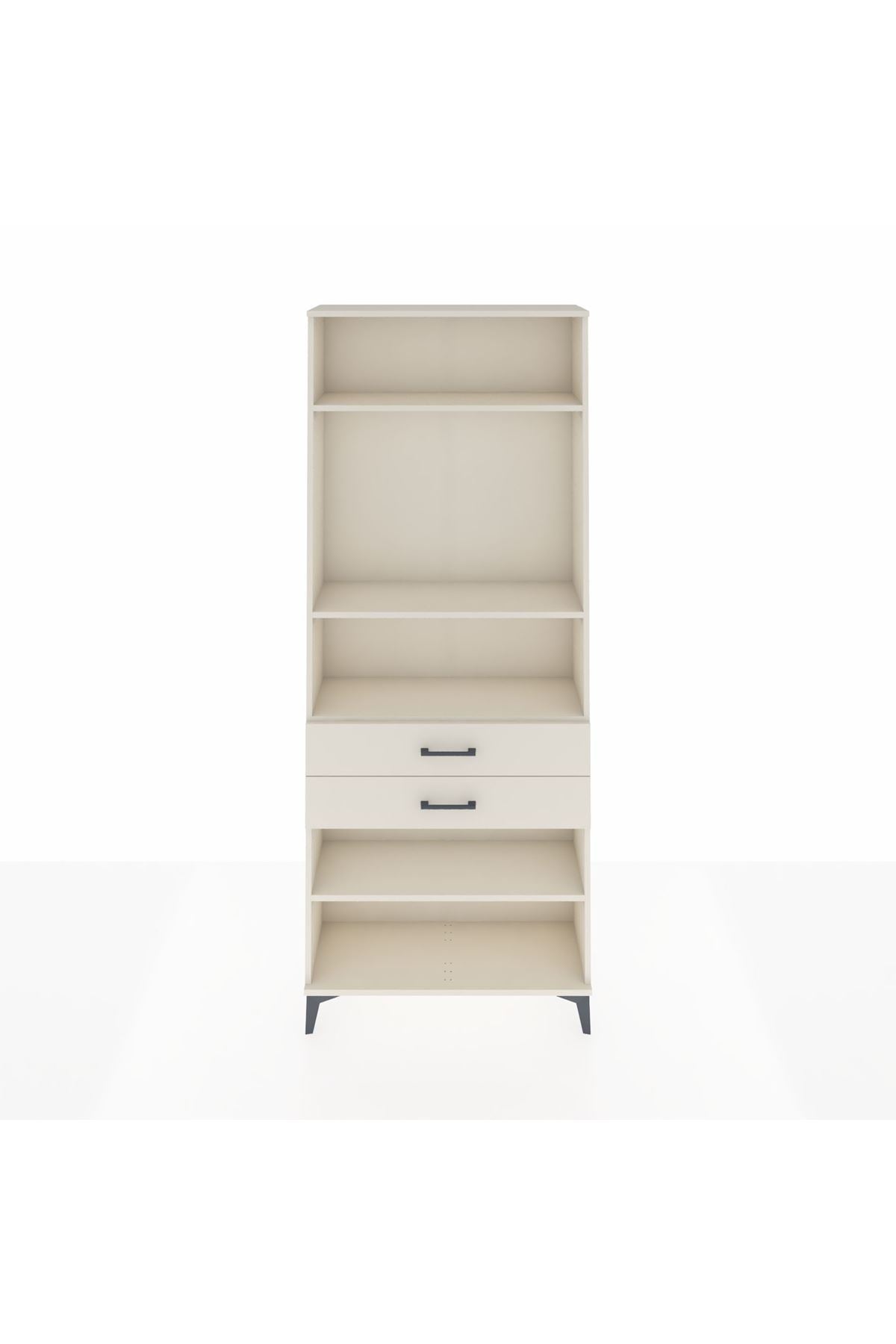 Arges Dolap 4 Raflı 2 Çekmeceli 88x30x221 - S30M120V1A