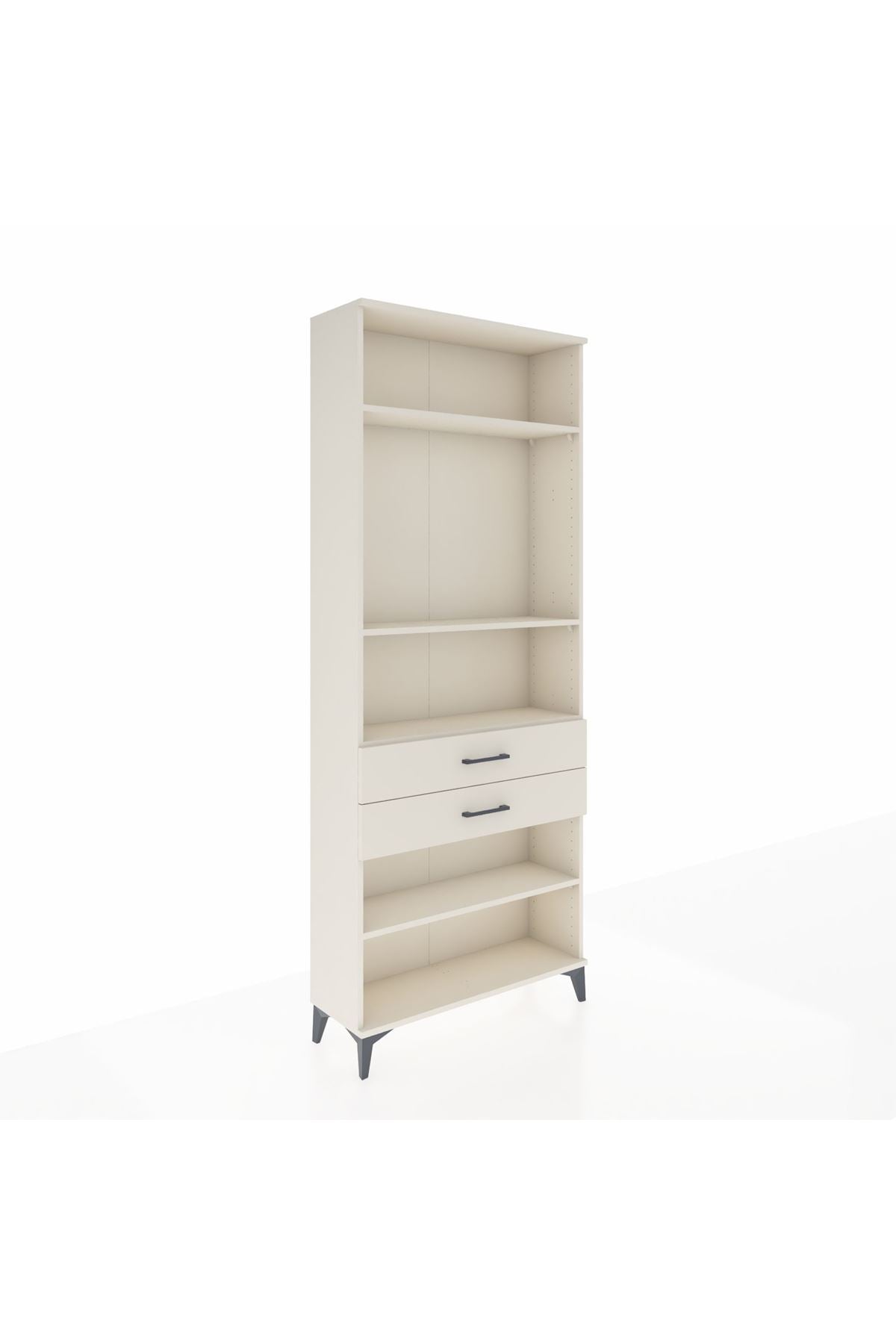 Arges Dolap 4 Raflı 2 Çekmeceli 88x30x221 - S30M120V1A